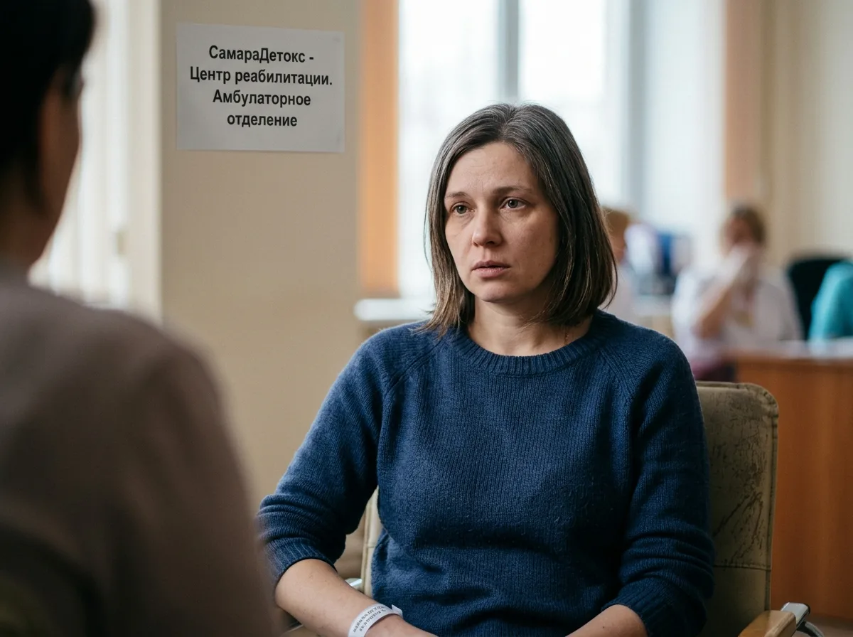 Аватар Екатерины С., пациентка наркологической клиники СамараДетокс, женщина около 34 лет