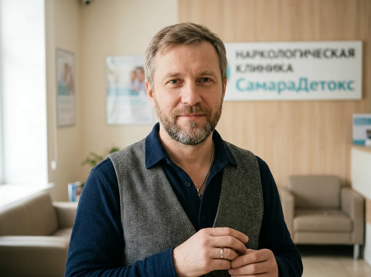 Аватар Андрея Л., брат пациента наркологической клиники СамараДетокс, мужчина около 45 лет